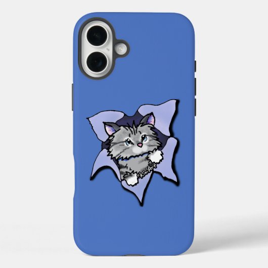 KiniArt Kitty Blast Case-Mate iPhone Hülle (Rückseite)