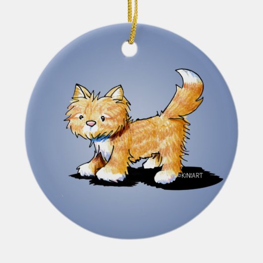 KiniArt Kitty Cat Keramik Ornament (Vorne)