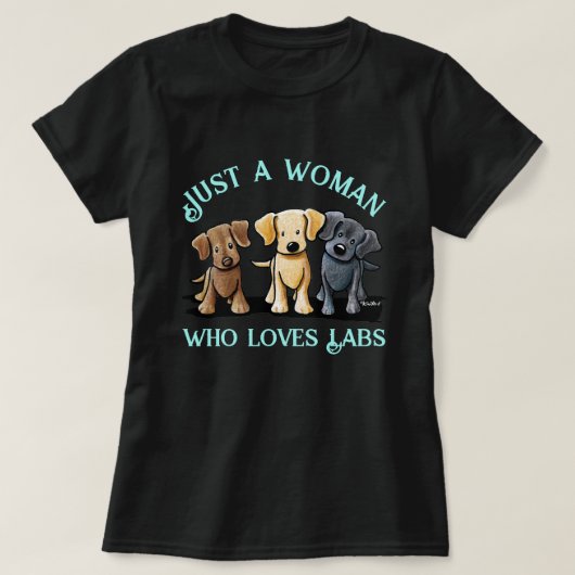 KiniArt Labrador Lover T - Shirt (Design vorne)