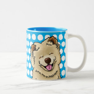 KiniArt lächelnd Cream Chow Tasse