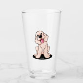 KiniArt lächelt DOODLE Glas (Vorderseite)