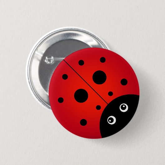 KiniArt Ladybug Button (Vorne & Hinten)