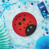 KiniArt Ladybug Paper-Teller Pappteller (Party)