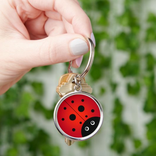 KiniArt Ladybug Schlüsselanhänger (Hand)