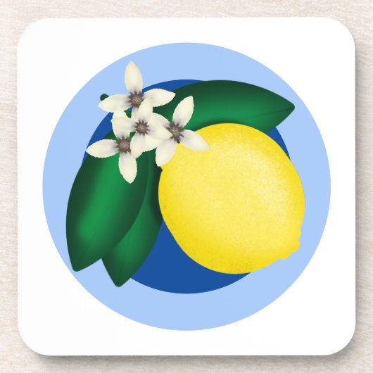 KiniArt Lemon Getränkeuntersetzer (Vorderseite)
