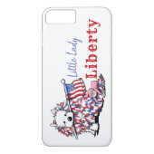 KiniArt Liberty Westie Portrait Case-Mate iPhone Hülle (Rückseite)