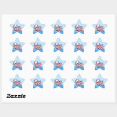 KiniArt Liberty Westie Star Stickers (Blatt)