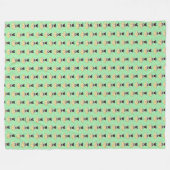 KiniArt Life Lemon Schnauzer Fleecedecke (Vorderseite (Horizontal))