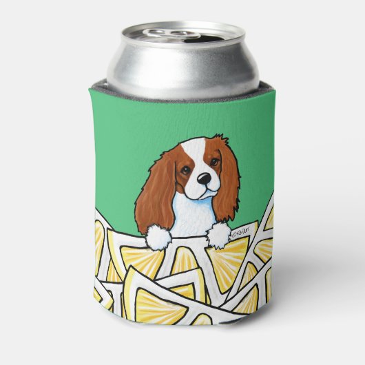 KiniArt Life Lemons Cavalier Can Cooler Dosenkühler (Kanne Rückseite)