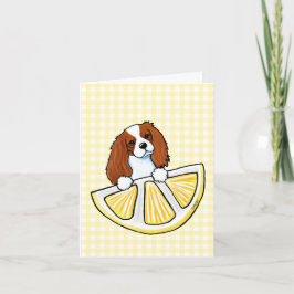 KiniArt Life Lemons Cavalier Card Dankeskarte