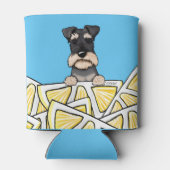 KiniArt Life Lemons Schnauzer kann kühlen Dosenkühler (Rückseite)