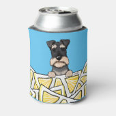 KiniArt Life Lemons Schnauzer kann kühlen Dosenkühler (Kanne Rückseite)