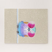 KiniArt Lilac-Breasted Roller Bird Puzzle (Horizontal)