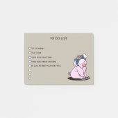 KiniArt Little Piggies Note Pad Post-it Klebezettel (Vorderseite)