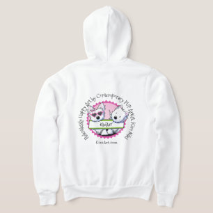 KiniArt Logo Reißverschluss Kapuzenpullover Hoodie