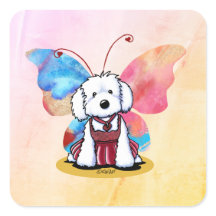 KiniArt Maltese Butterfly