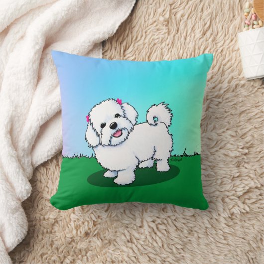 KiniArt Maltese Kissen (Decke)