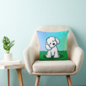 KiniArt Maltese Kissen (Stuhl )