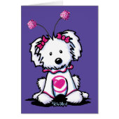 KiniArt Maltese Lovebug Cards (Vorne)