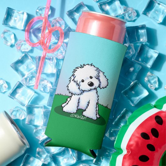 KiniArt Maltese Selters Dosenkühler (In Situ Sommer)