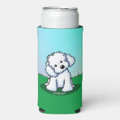 KiniArt Maltese Selters Dosenkühler (Seltzer Vorderseite)