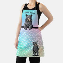 KiniArt Mama Bear Baby Bear All-over Print Schürze