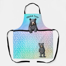KiniArt Mama Bear Baby Bear All-over Print Schürze