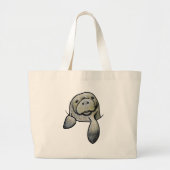 KiniArt Manatee Bag Jumbo Stoffbeutel (Vorne)