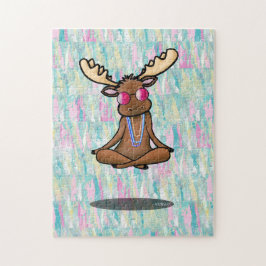 KiniArt Meditating Moose Puzzle