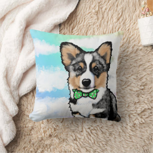 KiniArt Merle Corgi Kissen