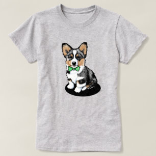 KiniArt Merle Corgi Welpen T-Shirt