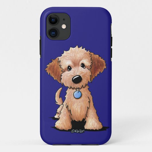 KiniArt Mini Goldendoodle Case-Mate iPhone Hülle (Rückseite)