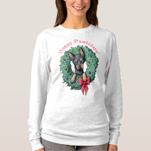 KiniArt Mini Pinscher Weihnachten T-Shirt