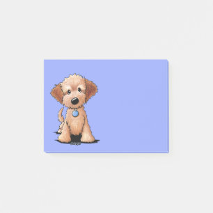 KiniArt MiniGoldendoodle Post-it Klebezettel