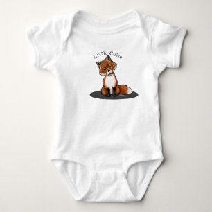 KiniArt Niedlich Fox Baby Bodysuit Strampler