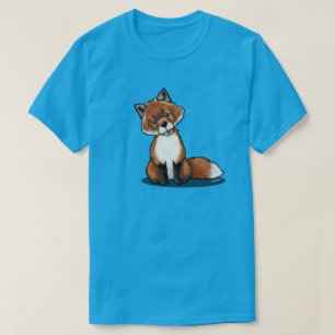 KiniArt Niedlich Fox T - Shirt