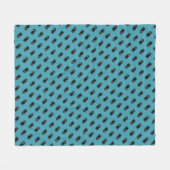 KiniArt Ninja Fleecedecke (Vorderseite (Horizontal))