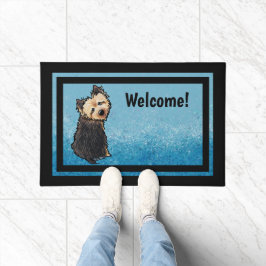 KiniArt Norwich Terrier Doormat Fußmatte