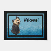 KiniArt Norwich Terrier Doormat Fußmatte (Vorderseite)