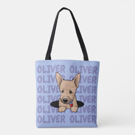 KiniArt Norwich Terrier Tasche (Rückseite)