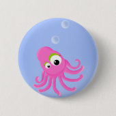 KiniArt Octopus Button (Vorderseite)