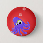 KiniArt Octopus Button (Vorderseite)