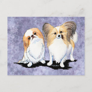KiniArt Oliver und Marigold Portrait Postcard Postkarte