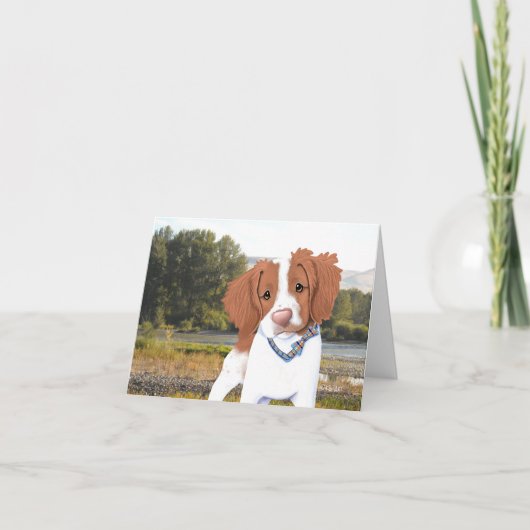 KiniArt Orange Bretagne Card Karte (Vorderseite)