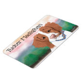 KiniArt Orange Brittany Magnet (Linke Seite)