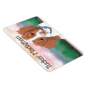 KiniArt Orange Brittany Magnet (Rechte Seite)