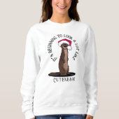 KiniArt Otter Christmas Sweatshirt (Vorderseite)