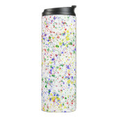 KiniArt Paint Splattered Thermosbecher (Nach links gedreht)