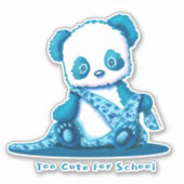 KiniArt Panda Cub Aufkleber (Vorderseite)