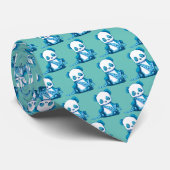 KiniArt Panda Cub Krawatte (Gerollt)